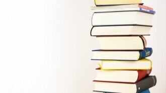 school books stock image