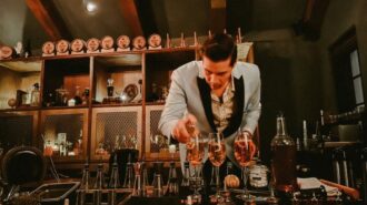 Tony Bennett Bartending