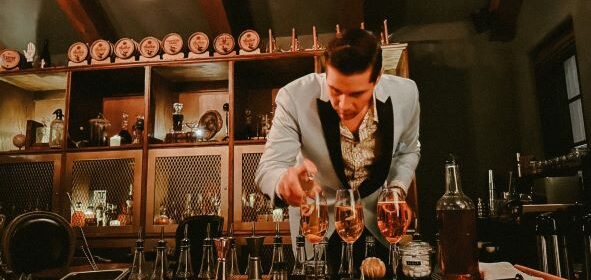 Tony Bennett Bartending