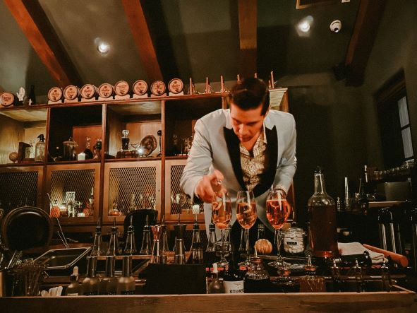 Tony Bennett Bartending