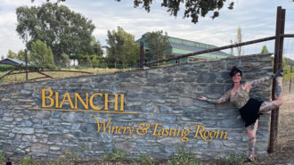 Yoga at Paso Robles winery