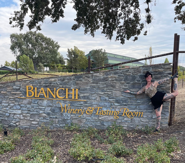 Yoga at Paso Robles winery