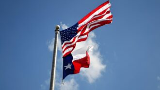 texas flag stock img