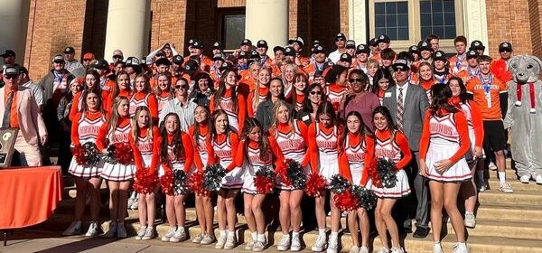 team with cheer