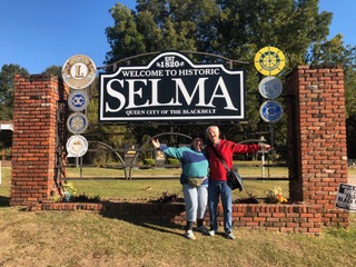 Gina Whitaker and Ken Hill at Selma, Alabama