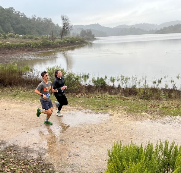 Run Leaders on home stretch