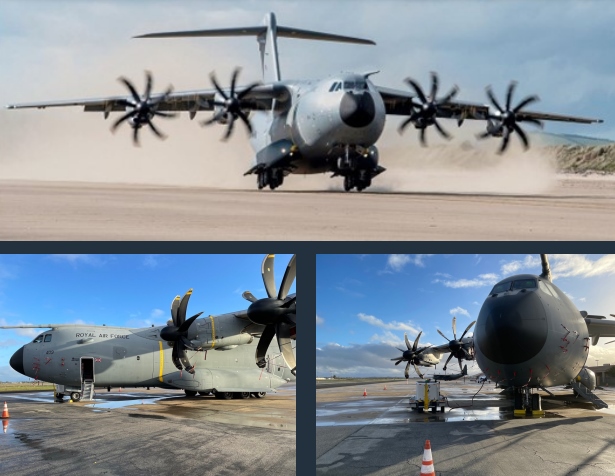 Tours available of British Royal Air Force Airbus A400 - Paso Robles ...