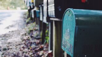 mailbox stock photo