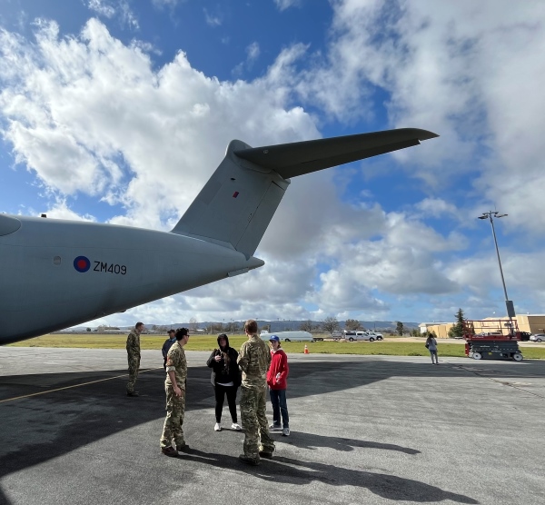 British Royal Air Force open house held at airport Sunday