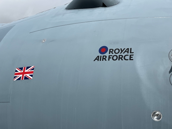 British Royal Air Force open house held at airport Sunday