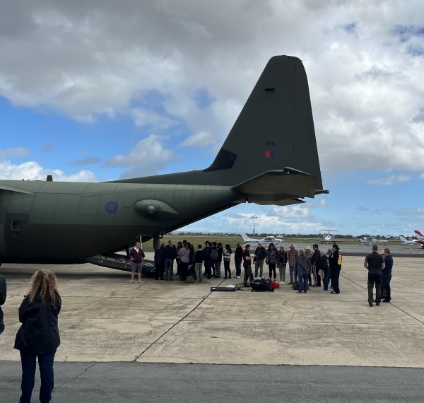 British Royal Air Force open house held at airport Sunday