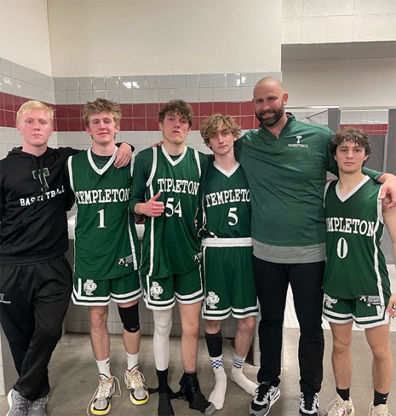 Kyle Asplund, Nathan Deskins, Maddox Watson, Reece Hawley , Head Coach Lawren Ramos, and Nicky Frangie