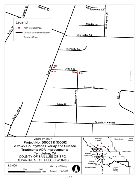 County to update curb ramps in North County