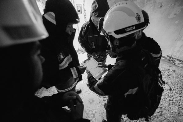 stock photo earthquake search and rescue
