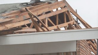 roof damage