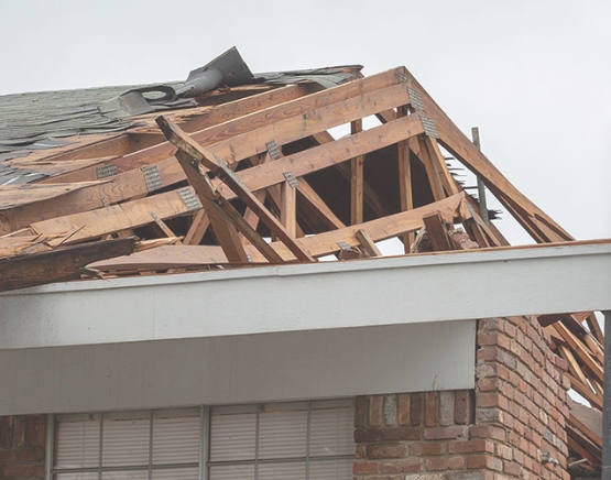 roof damage