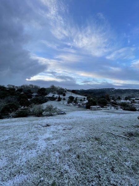 snow in atascadero