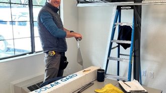 Glass company donates windows, work to local shelter