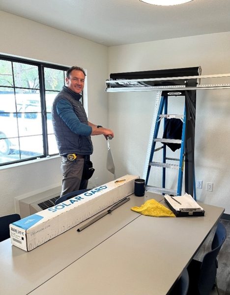 Glass company donates windows, work to local shelter
