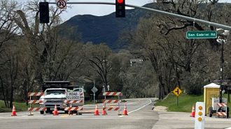 Highway 41 closed at San Gabriel Road