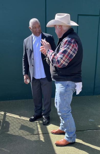 Ozzie with Robin Baggett