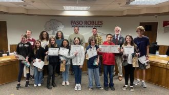 Perfect CAASPP Test Scores -Board of Trustees Recognition
