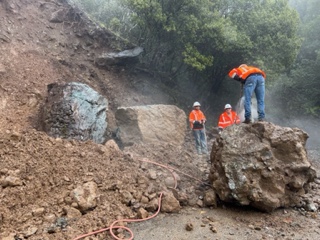 cal trans highway 1 repairs