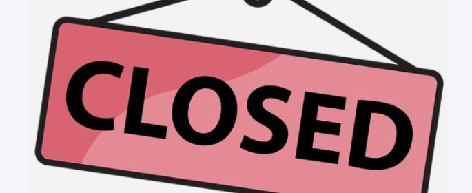 closed sign