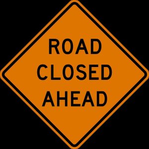 road closed