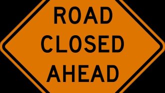 road closed