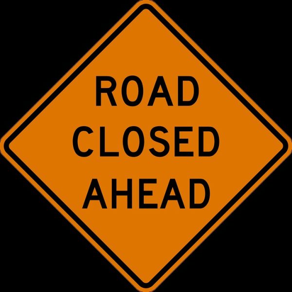 road closed