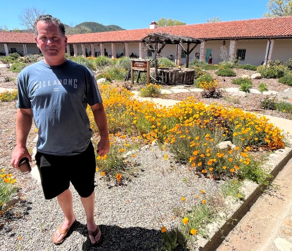 Eric Gorham and garden