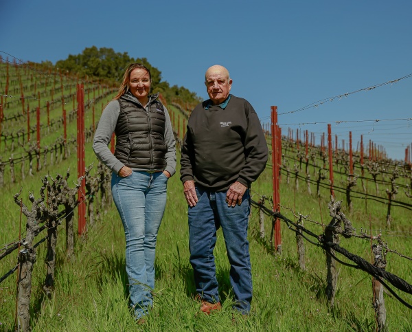 Local vineyard, herder implement mutually beneficial grazing program