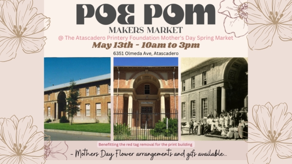 Spring events & fundraisers for the Atascadero Printery Foundation