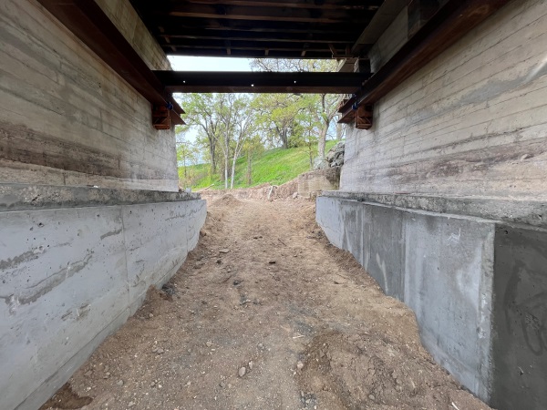 Creston Road floodwater damage repairs progress