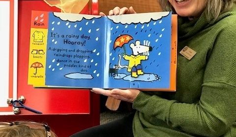 Carrie and Baby Storytime