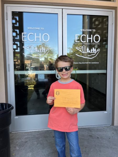 Second grader Leland Wolfe