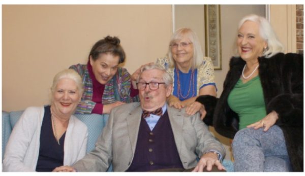 Cast of The Cemetery Club, left to right: Jean Miller, Laurelle Barnett-Kelty, Russell Snow, Janice Peters, Debora Schwartz.