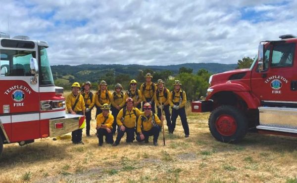 Templeton Fire Department conducting live fire training today