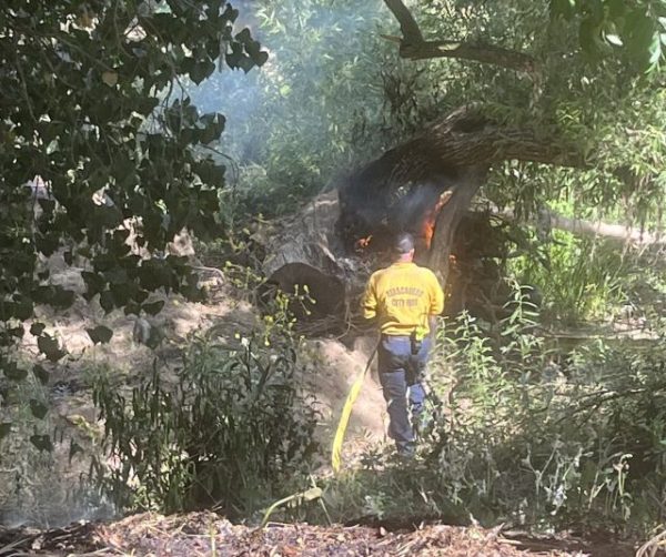Spot fires contained in Atascadero Sunday