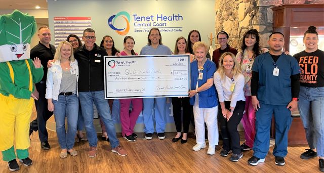 Staff at local hospitals donate to SLO Food Bank