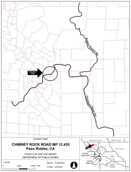 Road closure for Chimney Rock Road scheduled this Friday