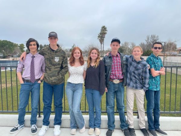 Almond Acres 8th grade class promotes to high school