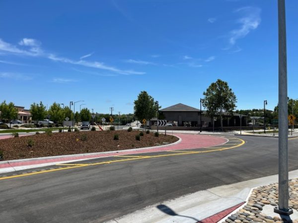 New 'dog bone' shaped roundabout open to traffic