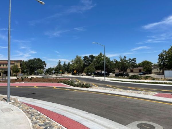 New 'dog bone' shaped roundabout open to traffic
