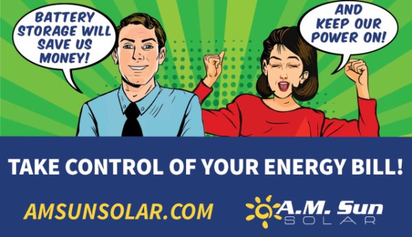 Ever wonder how solar works with a battery? A.M. Sun Solar is here to answer your questions
