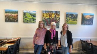 Artists Deb Hofstetter, Margrete Koreska and Gisele Thompson