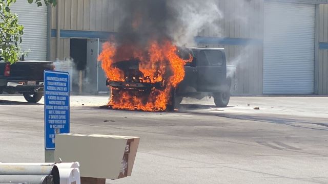 Crews extinguish vehicle fire