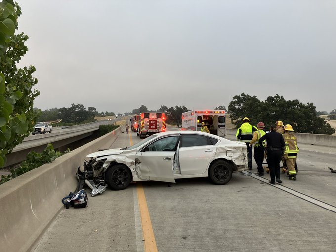 Traffic collision reported on Highway 46 East