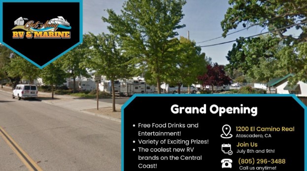 Get Away RV & Marine hosting grand opening celebration this weekend in Atascadero